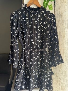 SALONI Marissa Silk Mini Dress